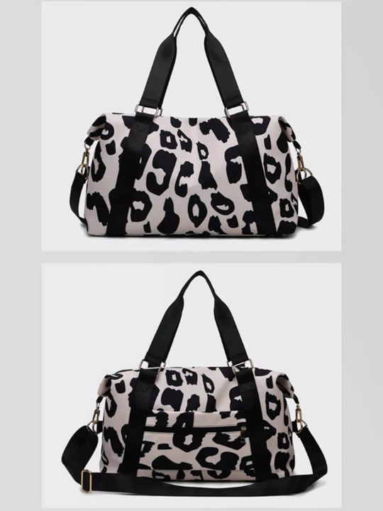 Fitness, basseyn, sayohat uchun ayollar uchun sayohat, sport, leopard sumkasi