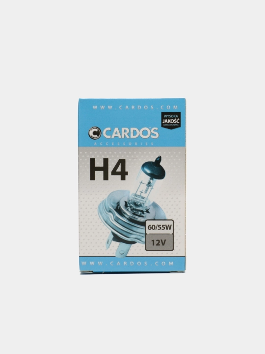 Galogen lampalar, 30% gacha yaxshiroq yoritish K2 CARDOS HALOGEN H4, H7