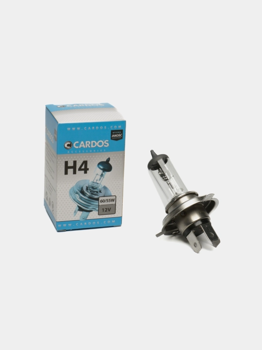 Galogen lampalar, 30% gacha yaxshiroq yoritish K2 CARDOS HALOGEN H4, H7