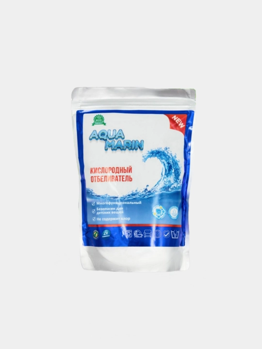 Aqua Marin kislorodli tozalovchi, oqartiruvchi va dog‘ chiqaruvchi, 450 g, hidsiz, xavfsiz