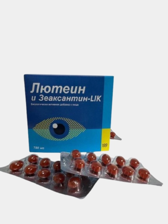 Lutein va Zeaksantin - LIK 780 mg 100 kapsula