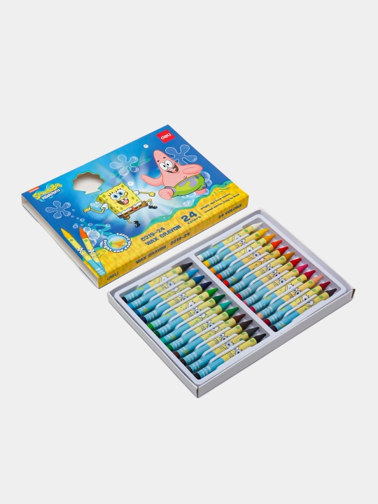 Mayda mumlar SpongeBob Deli EC219-24, 10 ta rang - 