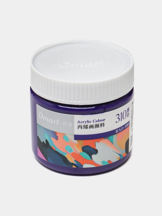 Bankadagi akril bo'yog'i Dmast Deli RA11-100-310 Purple, 100 ml - 