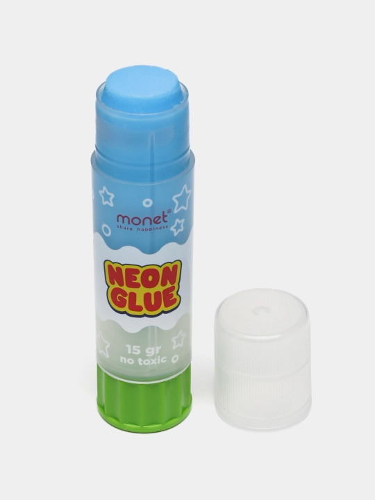 Neon Blue qog'oz va karton yopishtiruvchi tayoq, 15 gramm