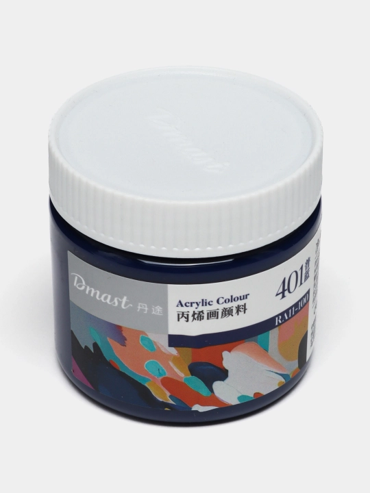 Bankadagi akril bo'yog'i Dmast Deli RA11-100-401 Prussian Blue, 100 ml - 