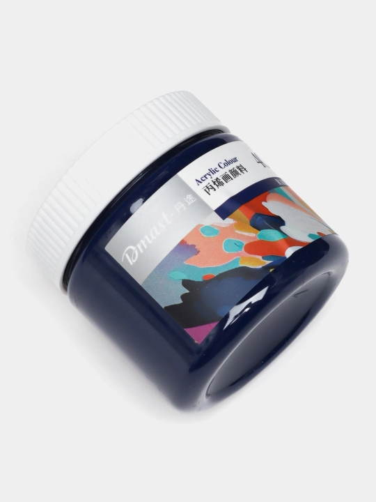 Краска акриловая в банке Dmast Deli RA11-100-401 Prussian Blue, 100 мл