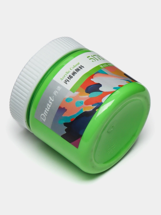 Краска акриловая в банке Dmast Deli RA11-100-517 Yellow Green, 100 мл