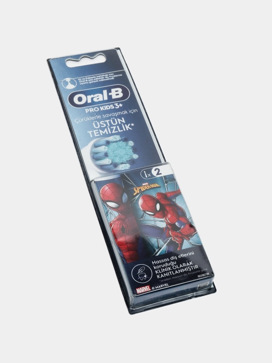 Oral-B Насадка для детской элeктрической зубной щетки, Pro Kids Spiderman 2 шт