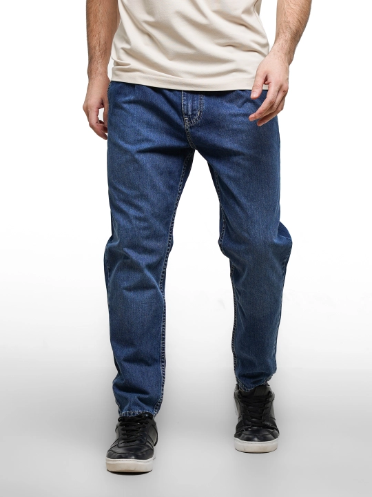 Erkaklar boyfriend jinsisi CJ Pleated Tapered Fit Jeans