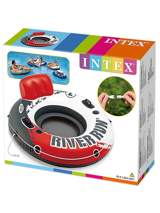 Intex 56825 Puflama aylana-kreslo 135sm Red River Run 1 ruchkali, 100 kg gacha