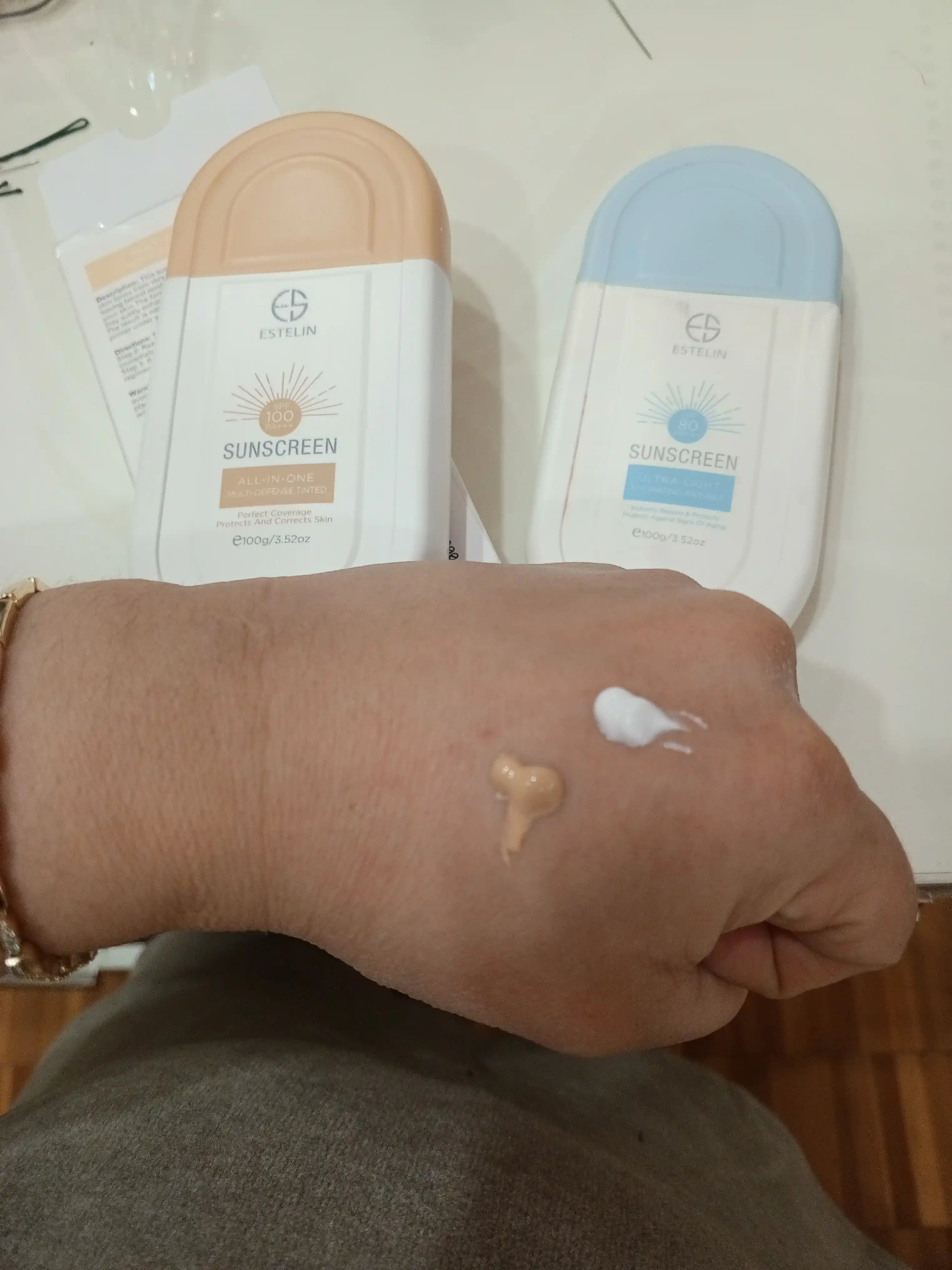 Солнцезащитный крем для лица и тела Estelin, от загара, водостойкий SPF 100, PA+++, 100 г