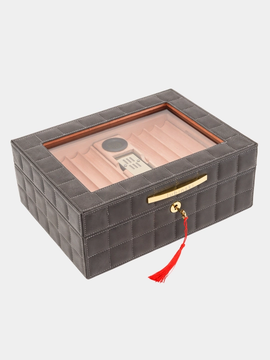Hyumidor Lubinski leather black - 