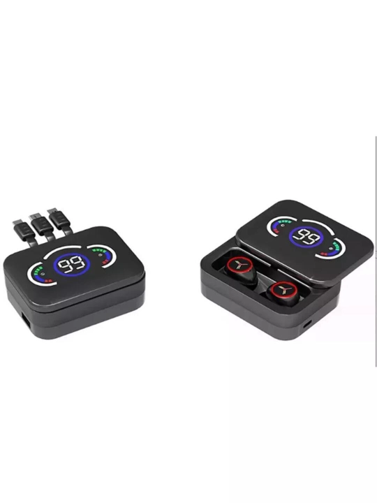 Беспроводные наушники M10 M19, M20, M90, M85, M80, M86, M88 сенсорное управление powerbank - 