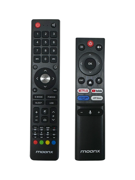 Телевизор MoonX 32", 43", 55" 4K UHD/Full HD, Smart TV, голосовое управление + 2 пульта