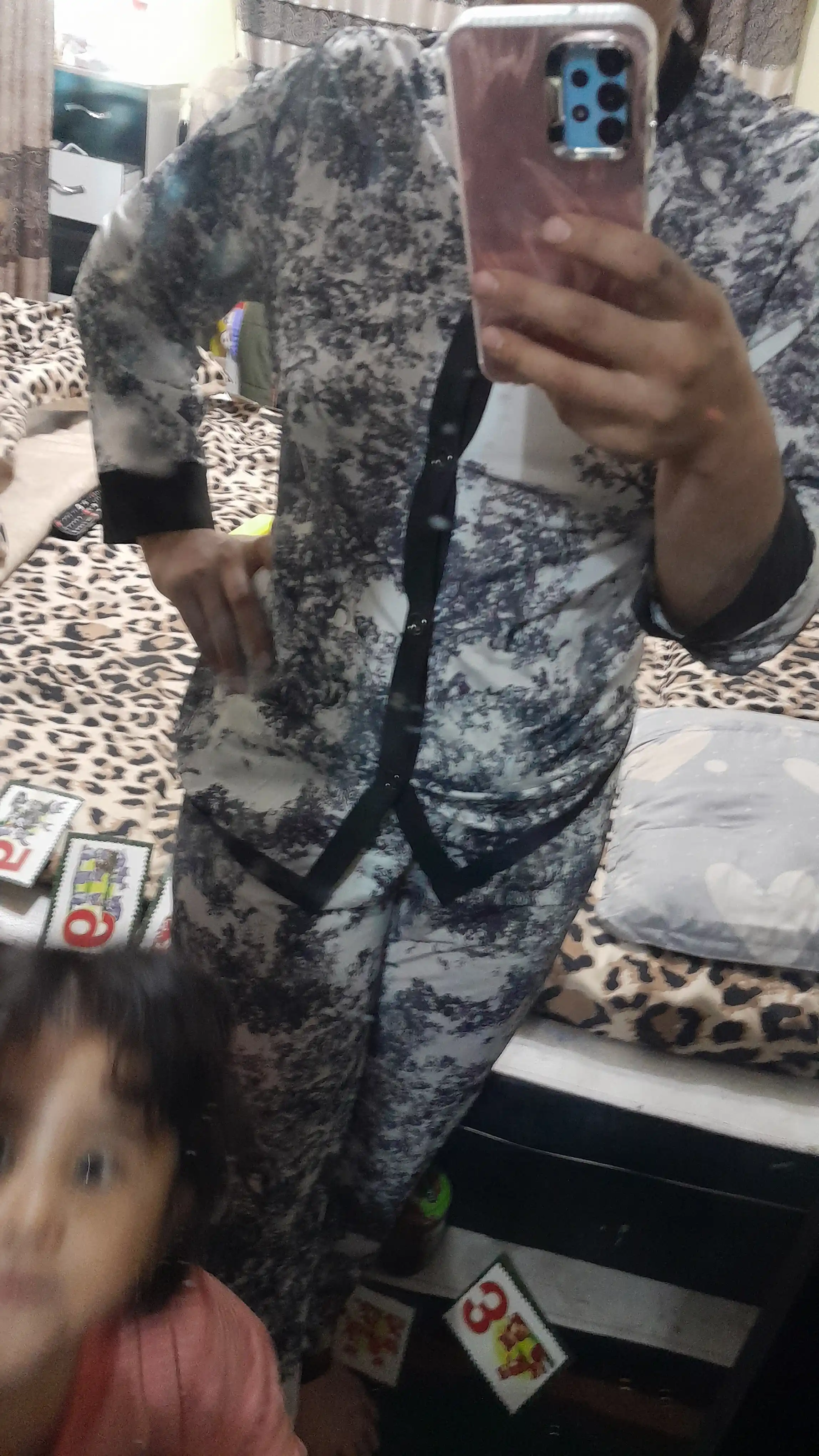 Женский комплект для сна и дома 4 в 1 топ, брюки, шорты и рубашка
