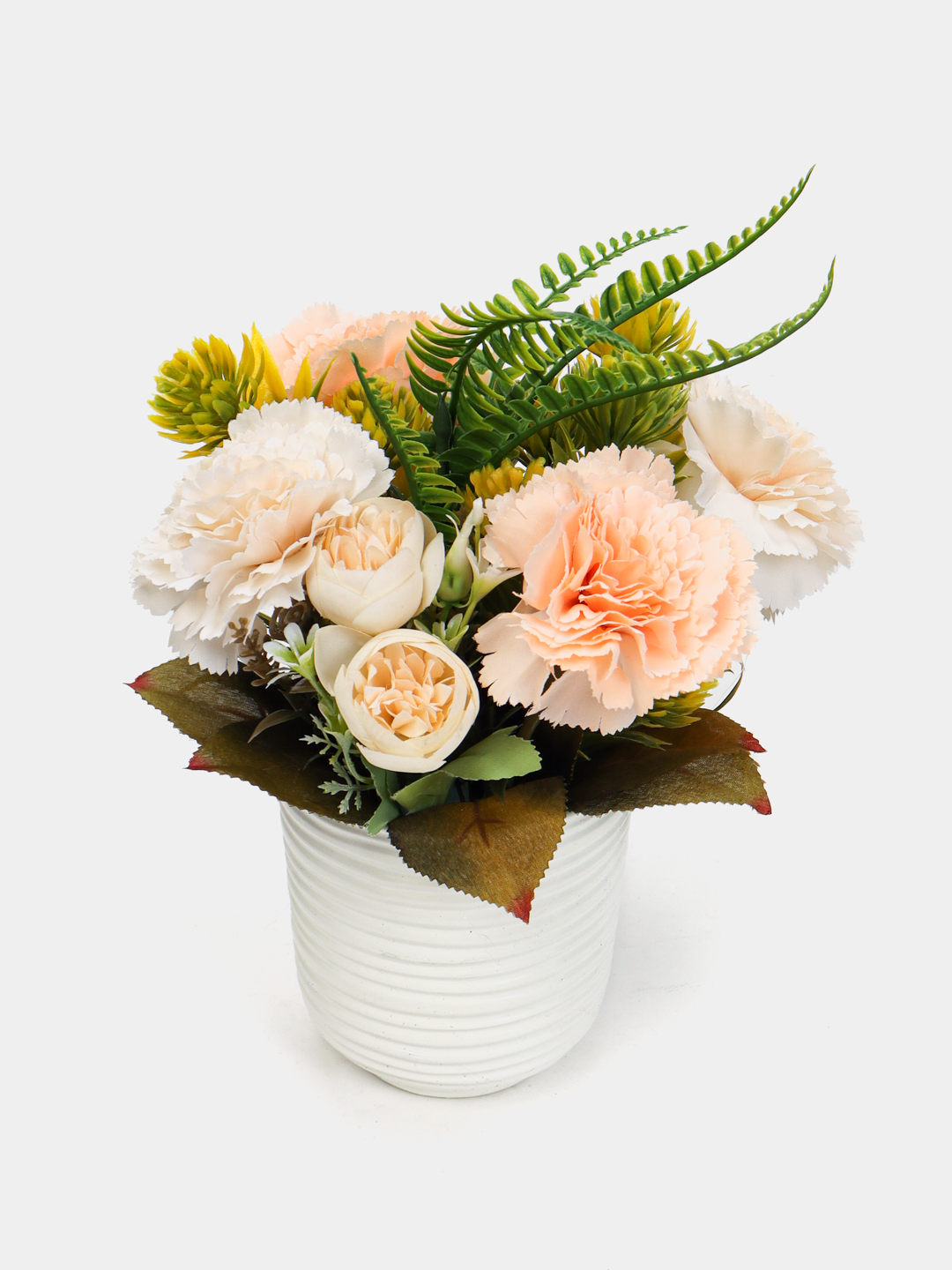 Искусственные цветы в горшке 35-40 см Ручная работа керамика