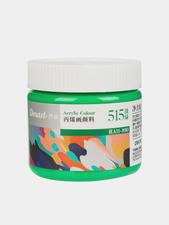 Bankadagi akril bo'yog'i Dmast Deli RA11-100-515 Light Green, 100 ml