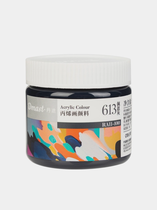 Краска акриловая в банке Dmast Deli RA11-100-613 Payne's Grey, 100 мл