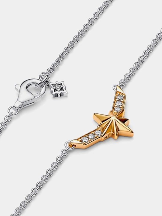 Pandora x Marvel Captain Marvel 362745C01, 925 kumush va 14K oltin qoplama