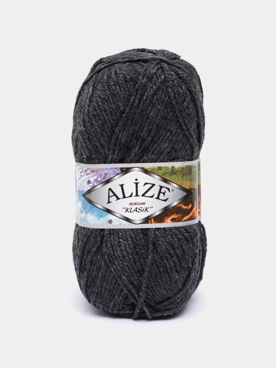 Alize Burcum Klassik to‘quv ipi, bir xil rangli