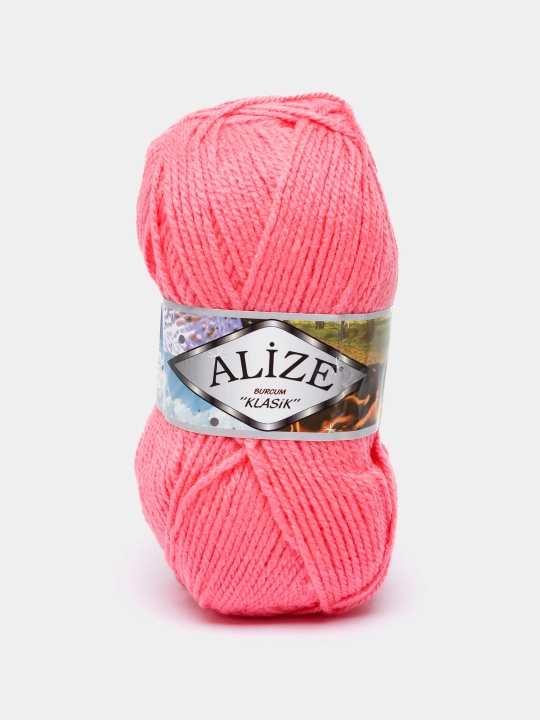 Alize Burcum Klassik to‘quv ipi, bir xil rangli