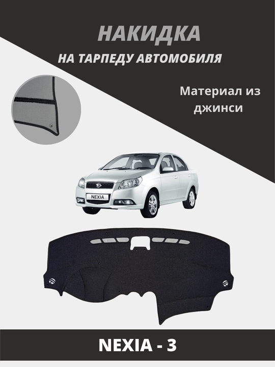 Материал ковриков для автомобильной торпеды от Jensen - 