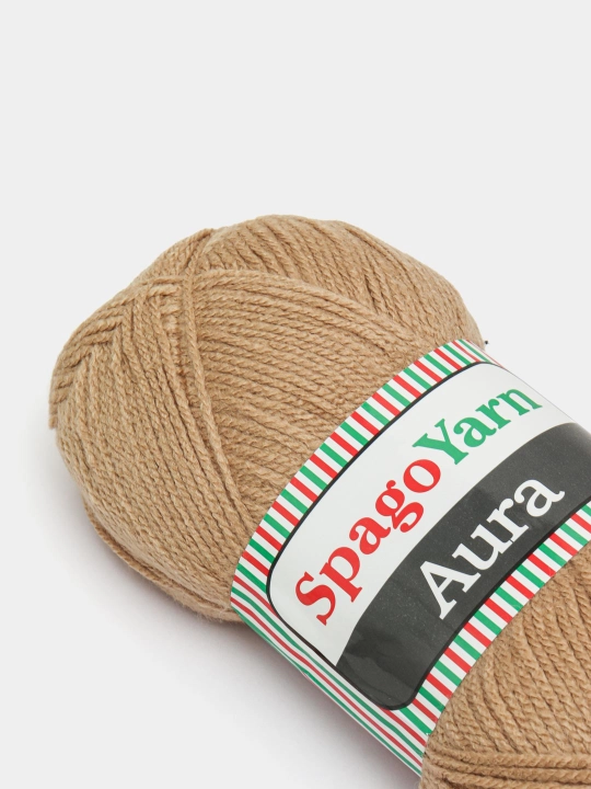 Пряжа для вязания Spagoyarn Aura, однотонный