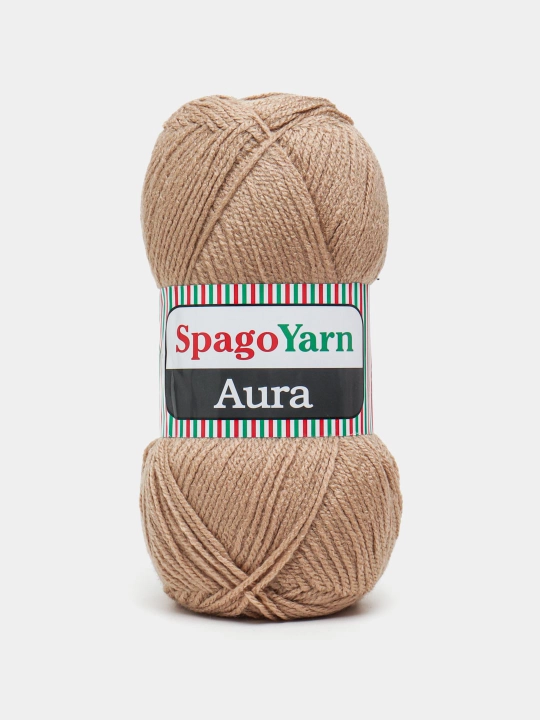 Пряжа для вязания Spagoyarn Aura, однотонный