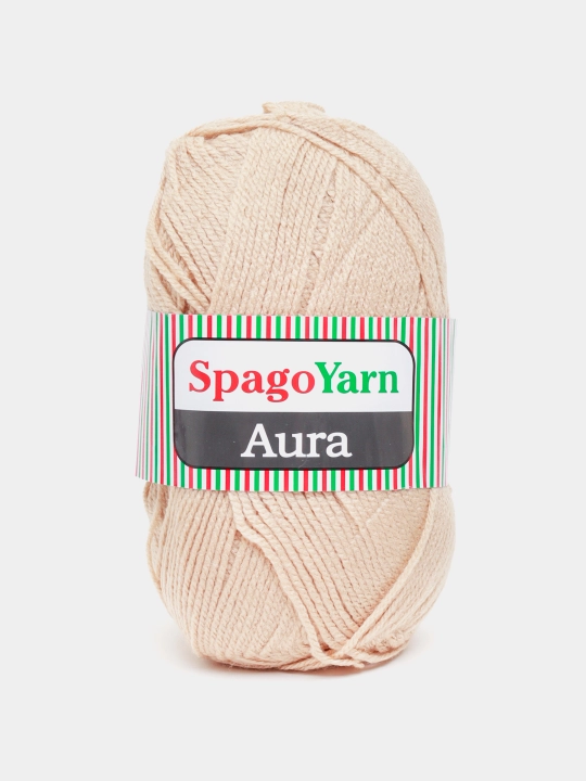 Пряжа для вязания Spagoyarn Aura, однотонный