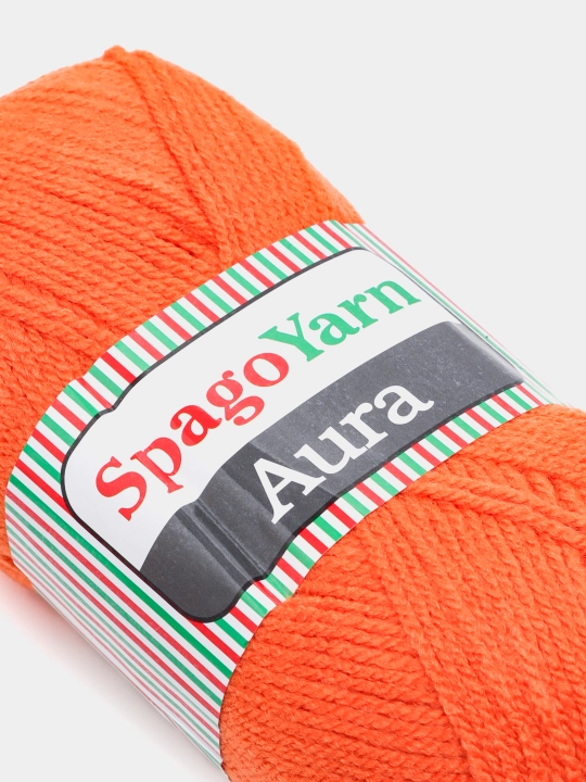 Пряжа для вязания Spagoyarn Aura, однотонный