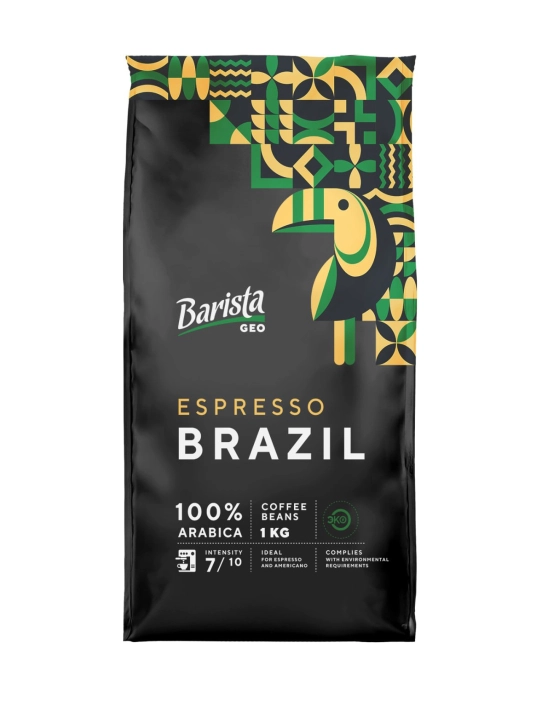 Кофе в зёрнах Barista Geo Brazil "Эспрессо Бразилия", 1000 г