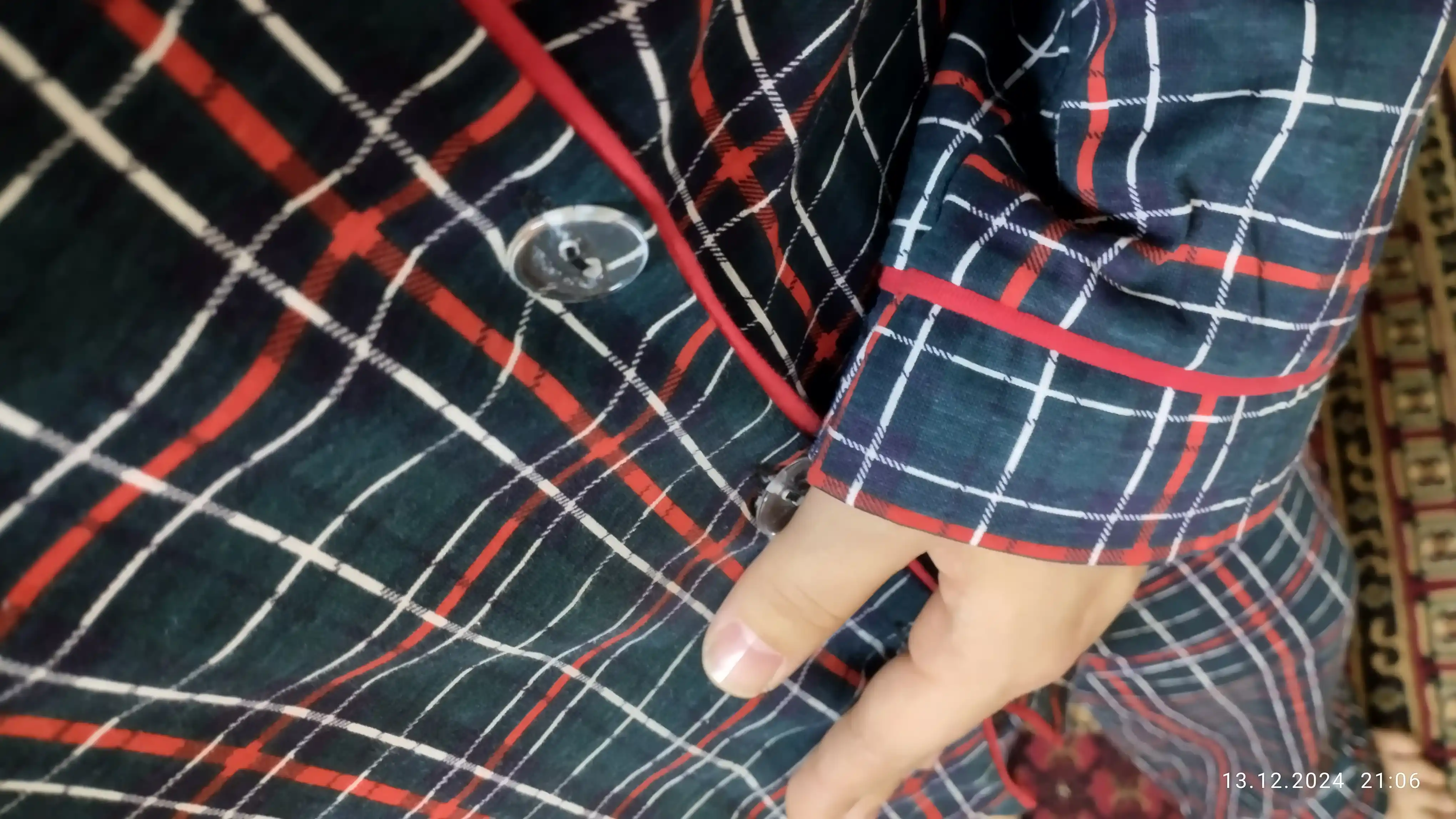 Ayollar pijamalari, ko'ylak va shimlar to'plami, paxta