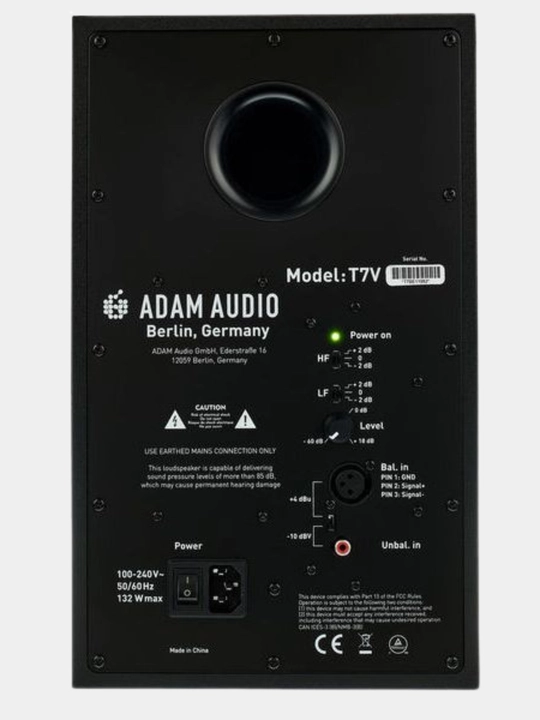 Студийные динамики, ADAM T7V  студийный активный монитор, аксия