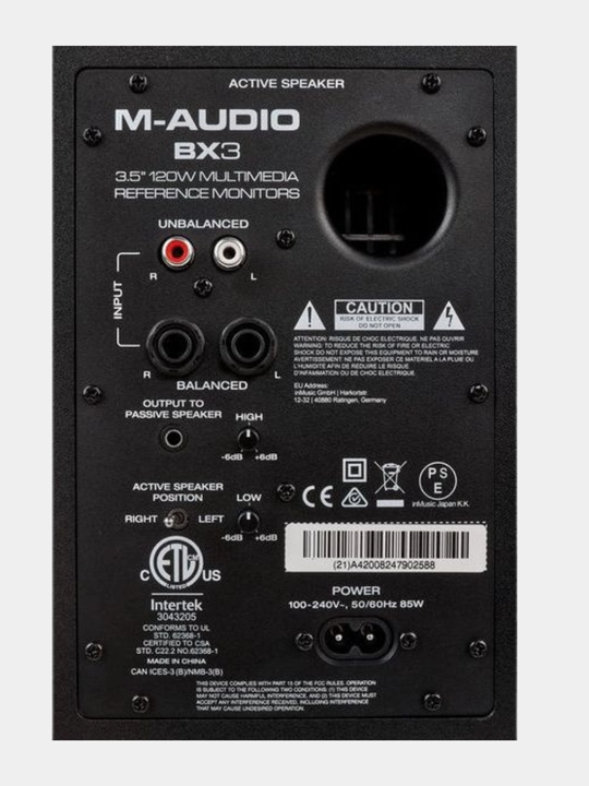 Студийные мониторы, M-Audio BX3