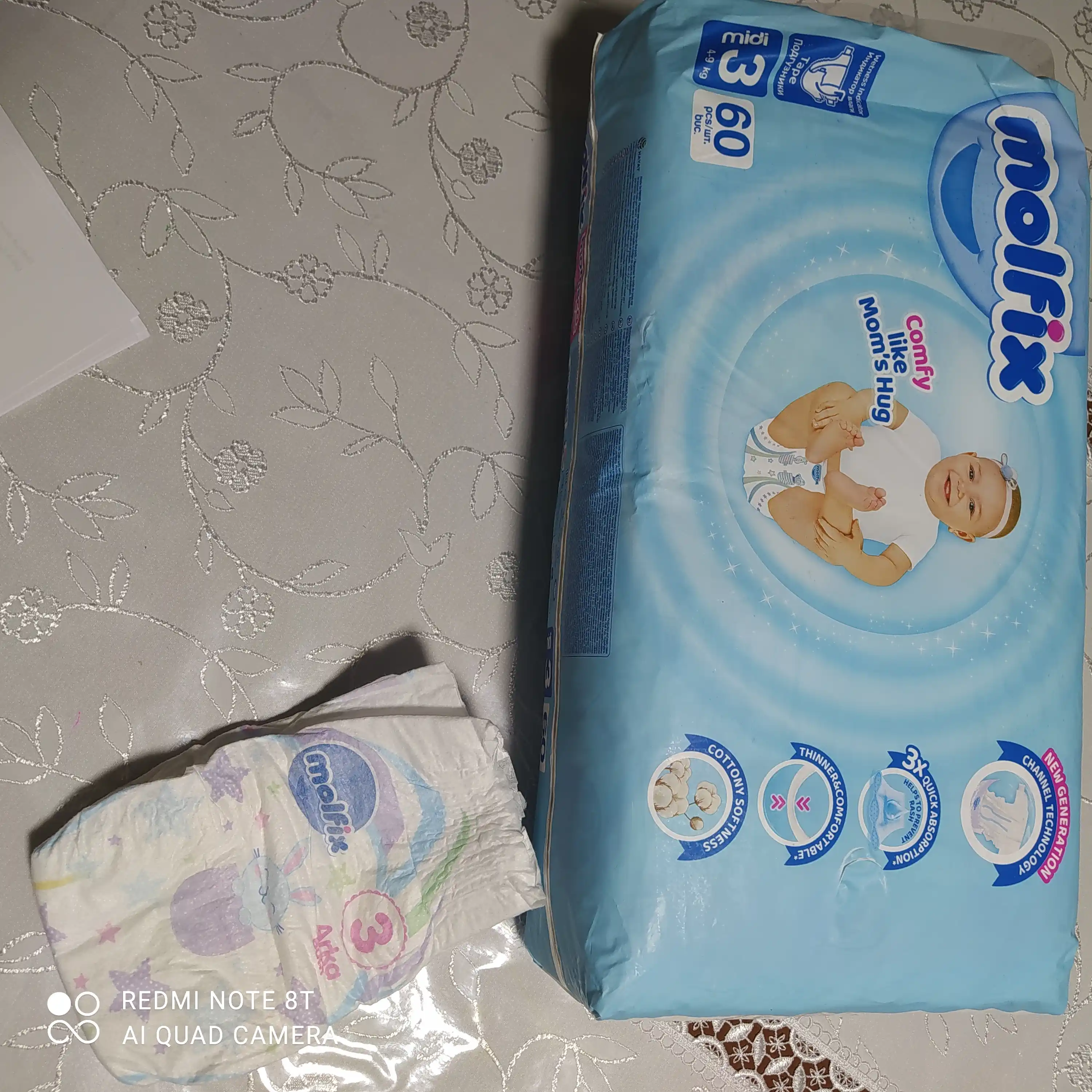 Подгузники для детей Molfix Jumbo 3, 60 шт