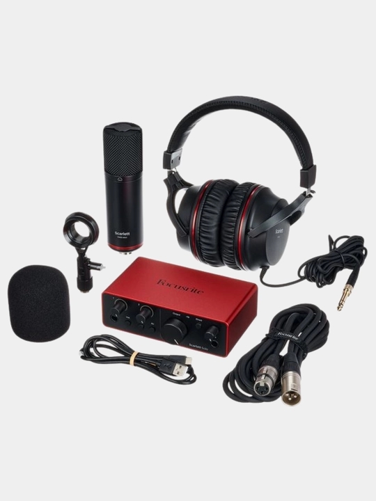 Профессиональный комплект для студии звукозаписи, Focusrite Scarlett Solo Studio 4th Gen - 