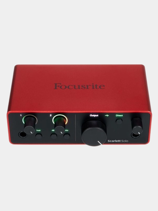 Professional studiya ovoz yozuvlari uchun to'plam, Focusrite Scarlett Solo Studio 4th Gen