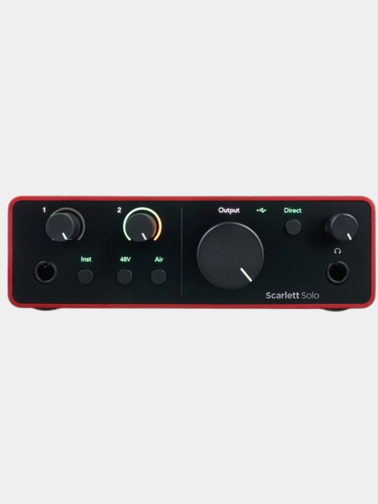 Professional studiya ovoz yozuvlari uchun to'plam, Focusrite Scarlett Solo Studio 4th Gen