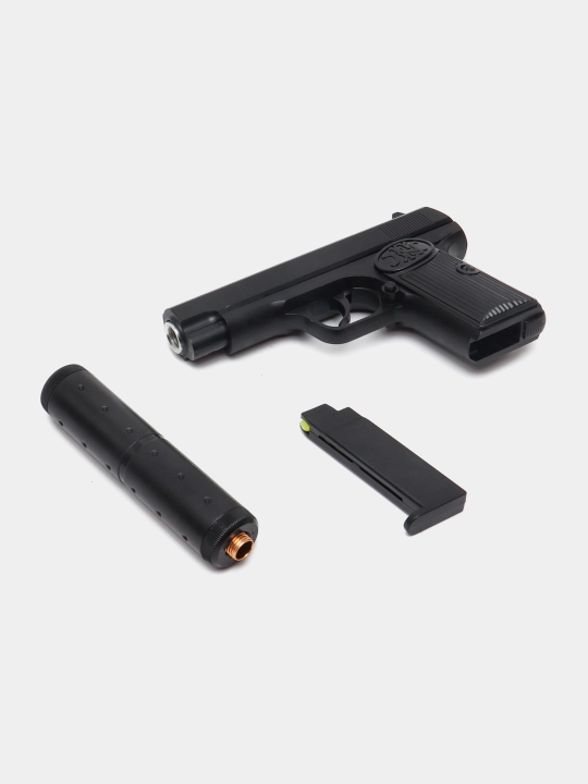 Temir pistolet, o'yinchoq pnevmatik qurol, metal pistolet, Glock bolalar uchun oyinchoqlar