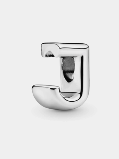 Серебряный шарм с буквой J PANDORA, 797464 — PANUZB-С5Ы8В5М