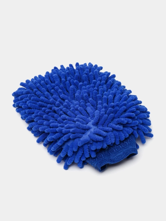 Qo'lqop avtomobil yuvish uchun, mikrofiber, makaronka