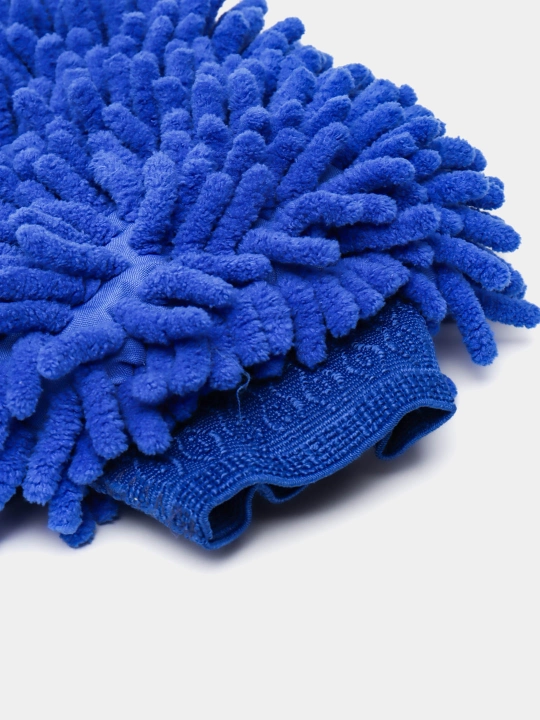 Qo'lqop avtomobil yuvish uchun, mikrofiber, makaronka