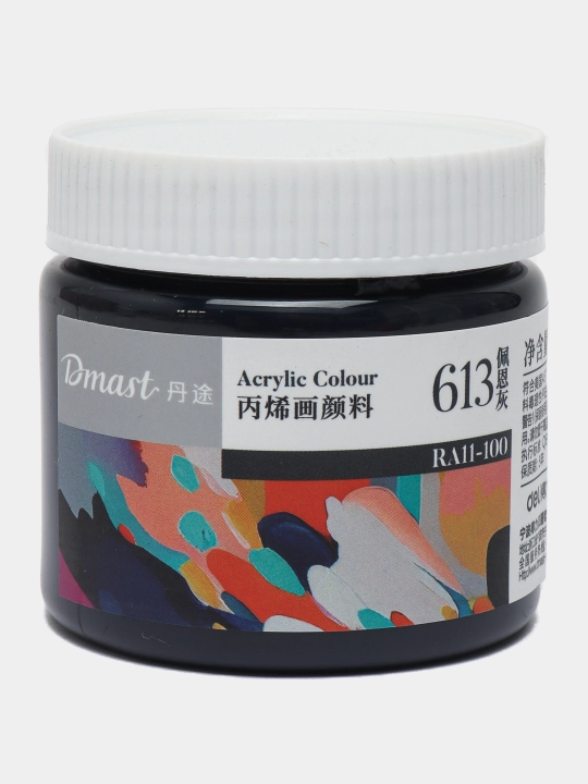 Bankadagi akril bo'yog'i Dmast Deli RA11-100-613 Payne's Grey, 100 ml - 