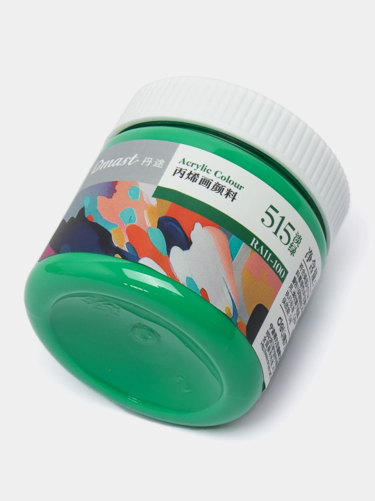 Bankadagi akril bo'yog'i Dmast Deli RA11-100-515 Light Green, 100 ml