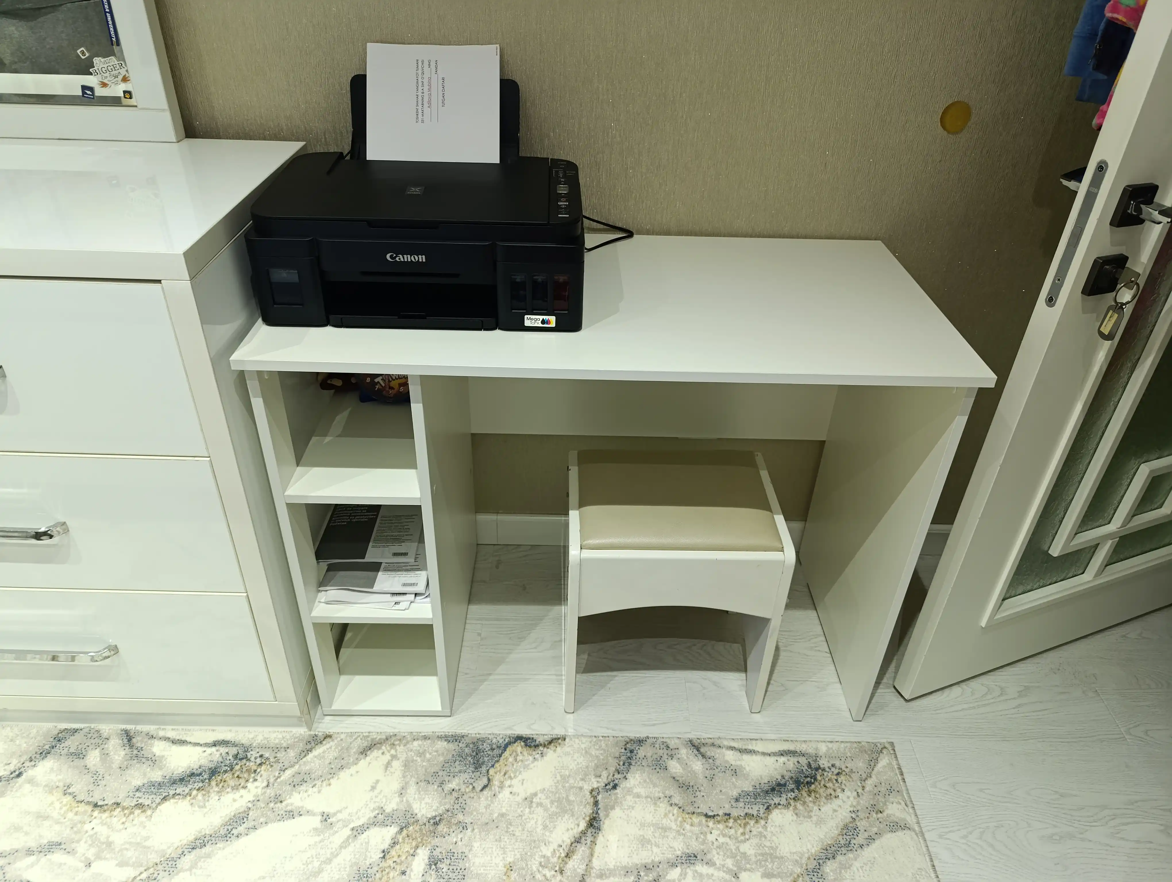 Цветной принтер, 3 в 1, Wi-Fi Canon PIXMA G3430, сканер, копия и печать, МФУ