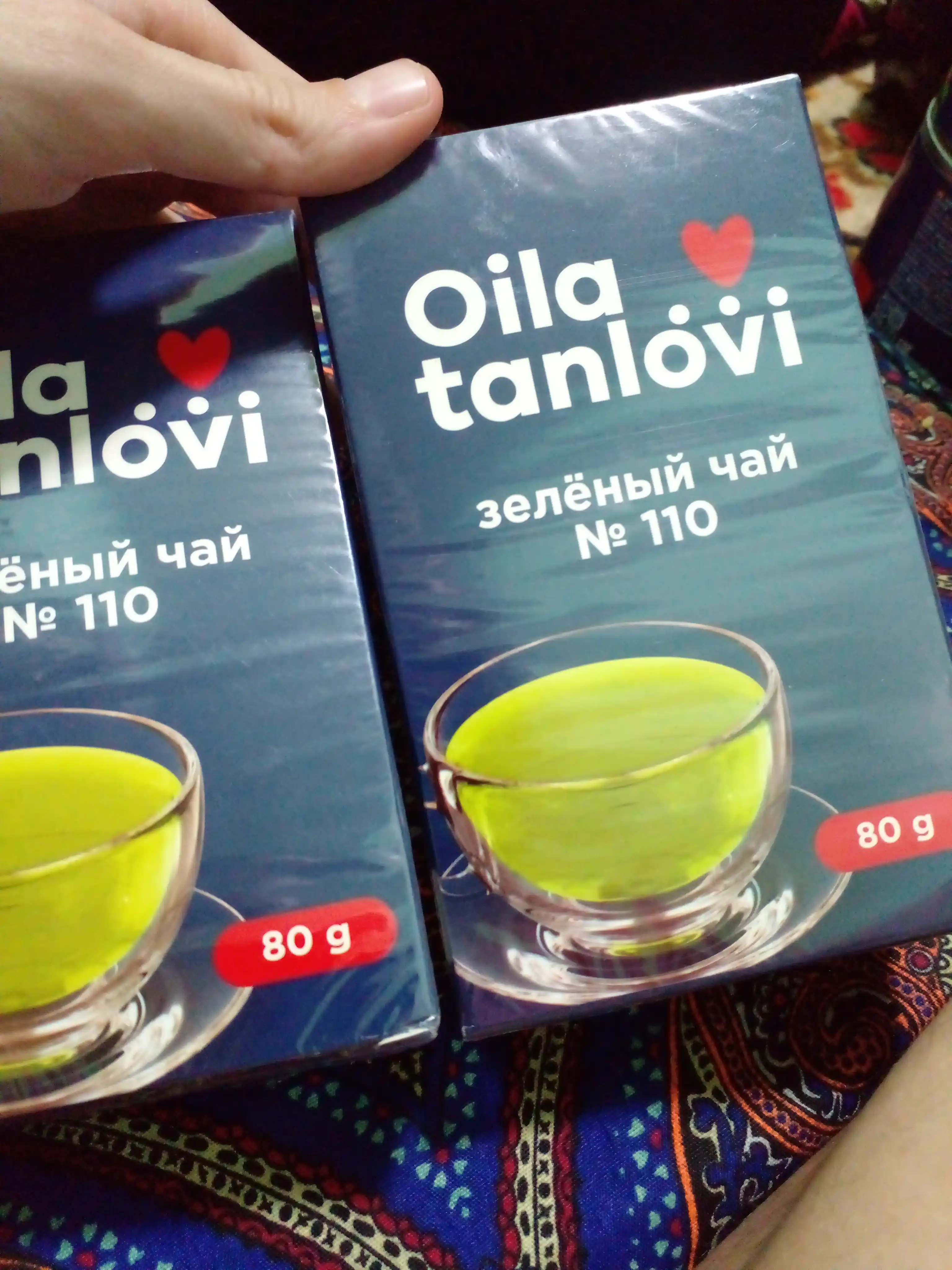 Ko'k choy Oila tanlovi №110, 80 g