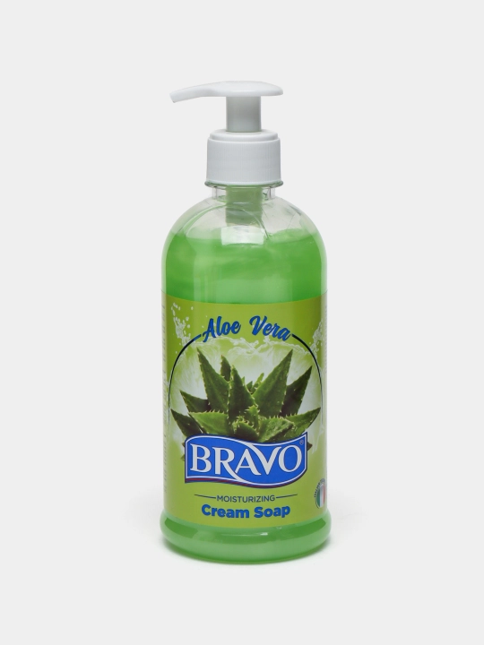 Suyuq qo'l kremi sovun BRAVO Aloe Vera, 500 ml