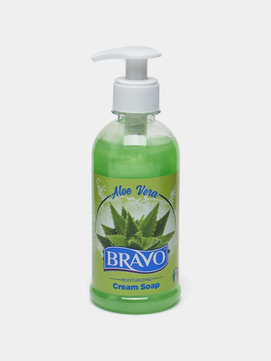 Suyuq qo'l kremi sovun BRAVO Aloe Vera, 300 ml