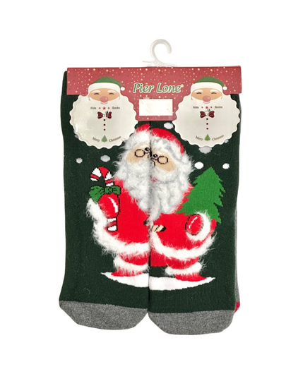 Носки детские, новогодние DEDMOROZ, Турция — KIDS710-DEDMOR-ЗЕЛЕН-DEDMOR7