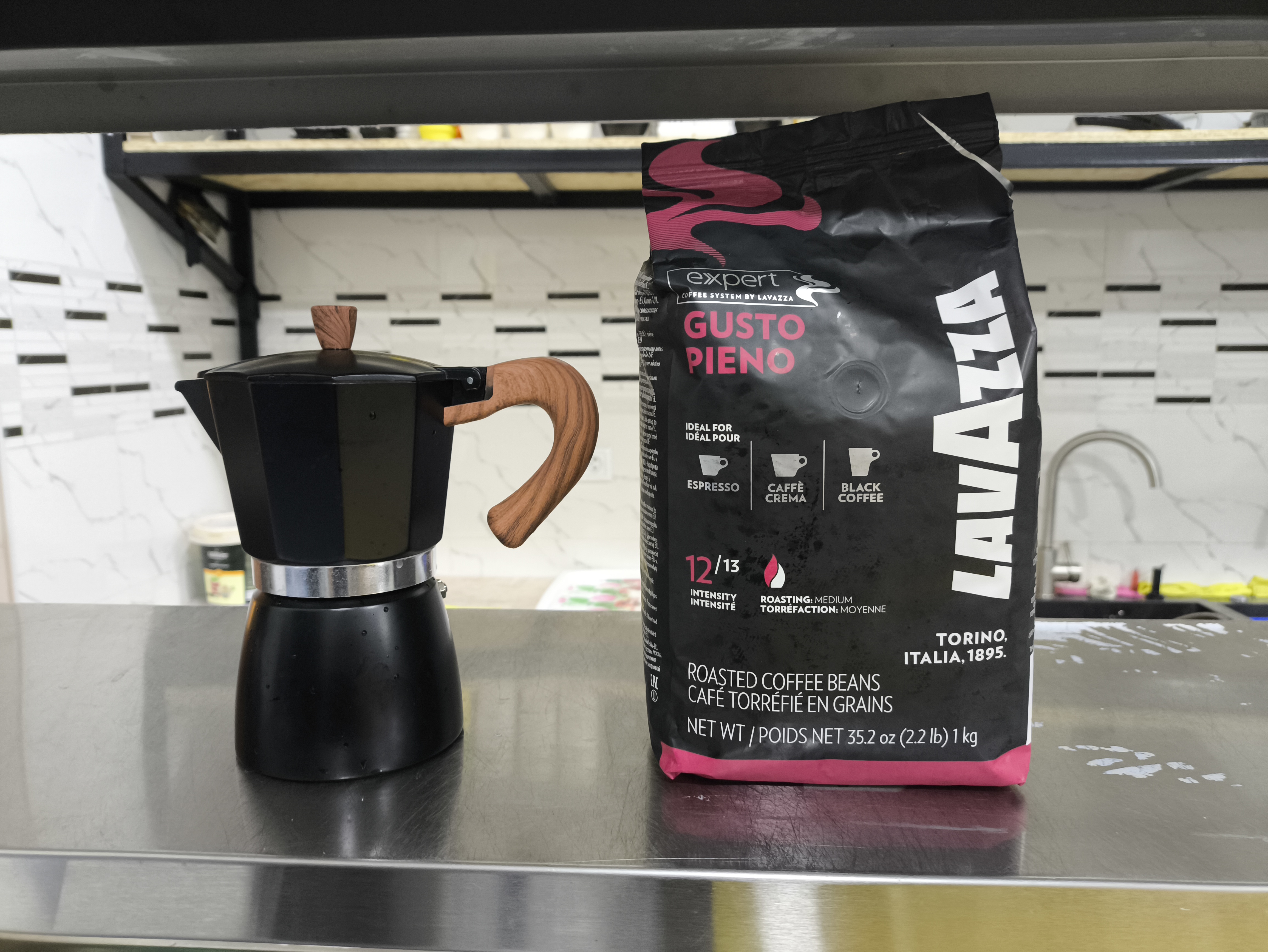 Qovurilgan qahva loviyalari Lavazza Gusto Pieno, 1 kg